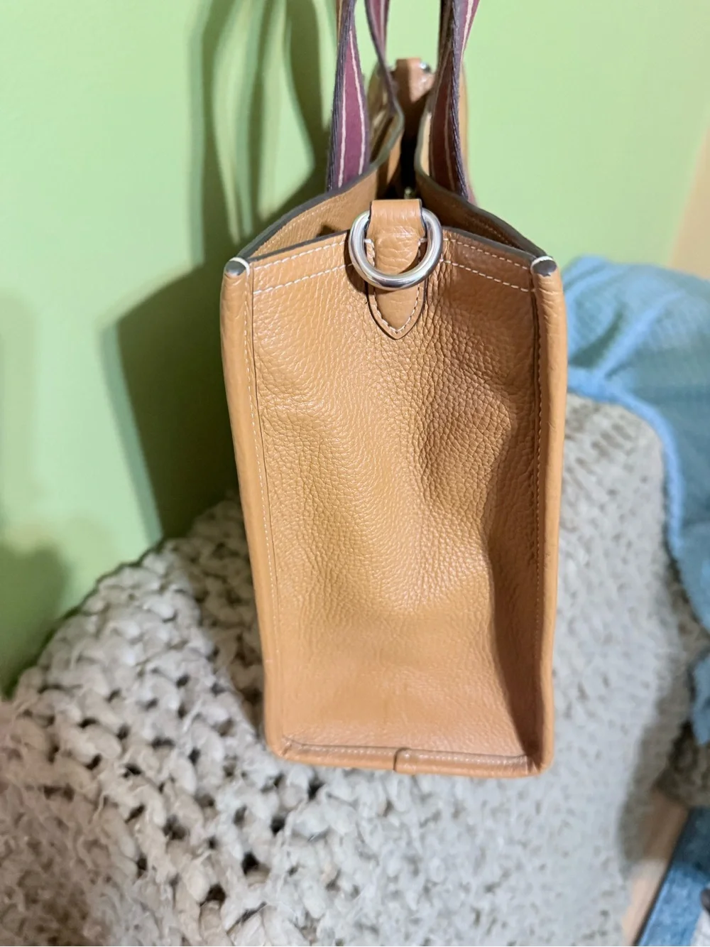 Coach pebbled leather